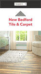 Mobile Screenshot of newbedfordtileandcarpet.com